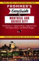 Frommer's easyguide to Montréal and Québec City  Cover Image