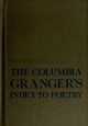 The Columbia Granger's index to poetry. Cover Image