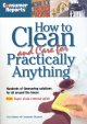 How To Clean and Care for Practically Anything. Cover Image